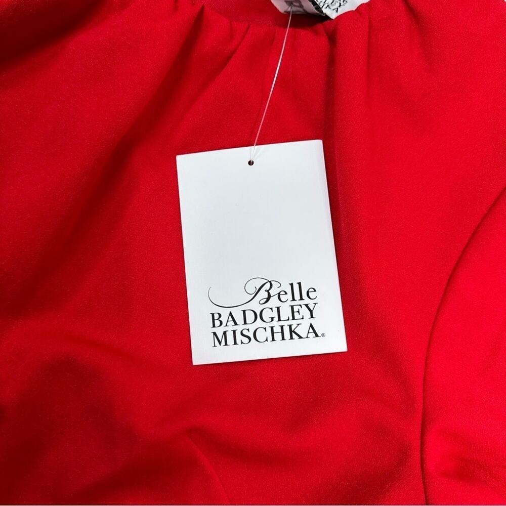 NWT | Belle Badgley Mischka | Kiera Dress | Red | Size 2 - Picture 11 of 15